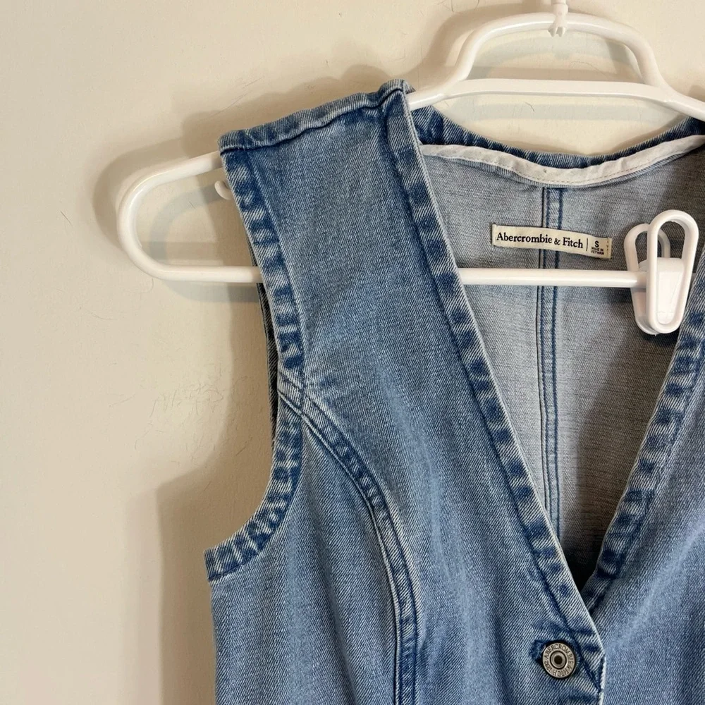 Abercrombie & Fitch Blue Midi Dress - Picture 5 of 16